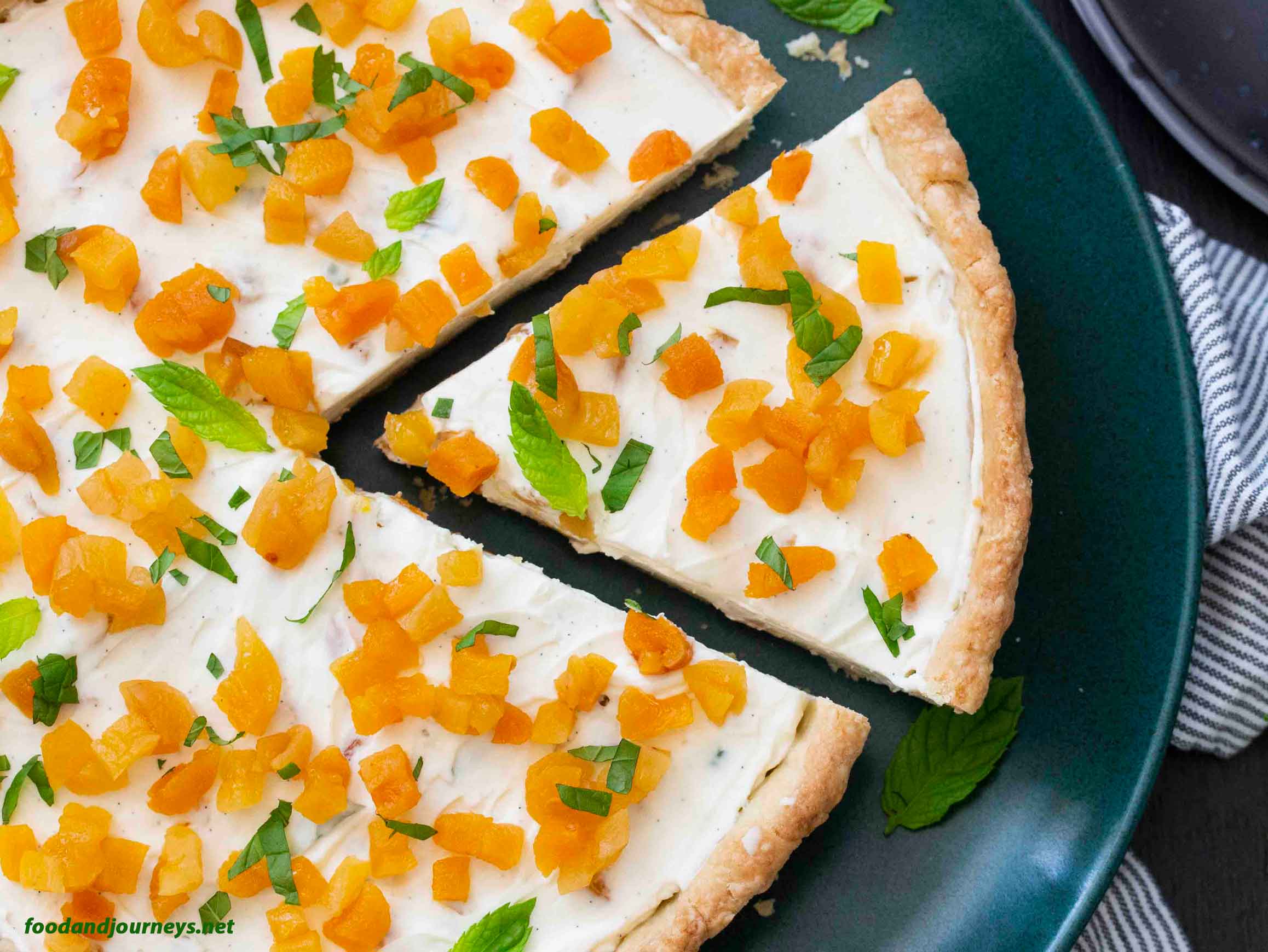 Mascarpone and Dried Apricot Tart Food and Journeys