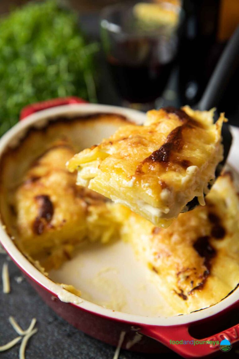 German Scalloped Potatoes (Kartoffelgratin) Food and Journeys®