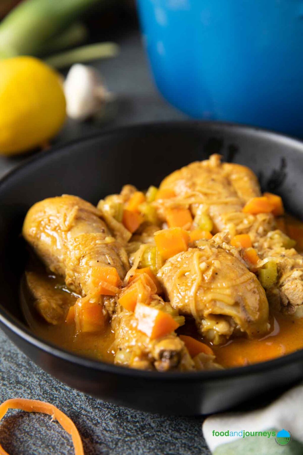 Lebanese Chicken Stew with Vegetables - Food and Journeys®