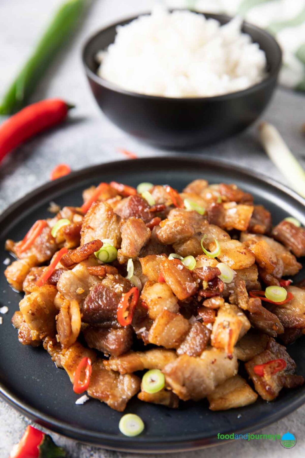 Salt and Pepper Pork Belly Food and Journeys®