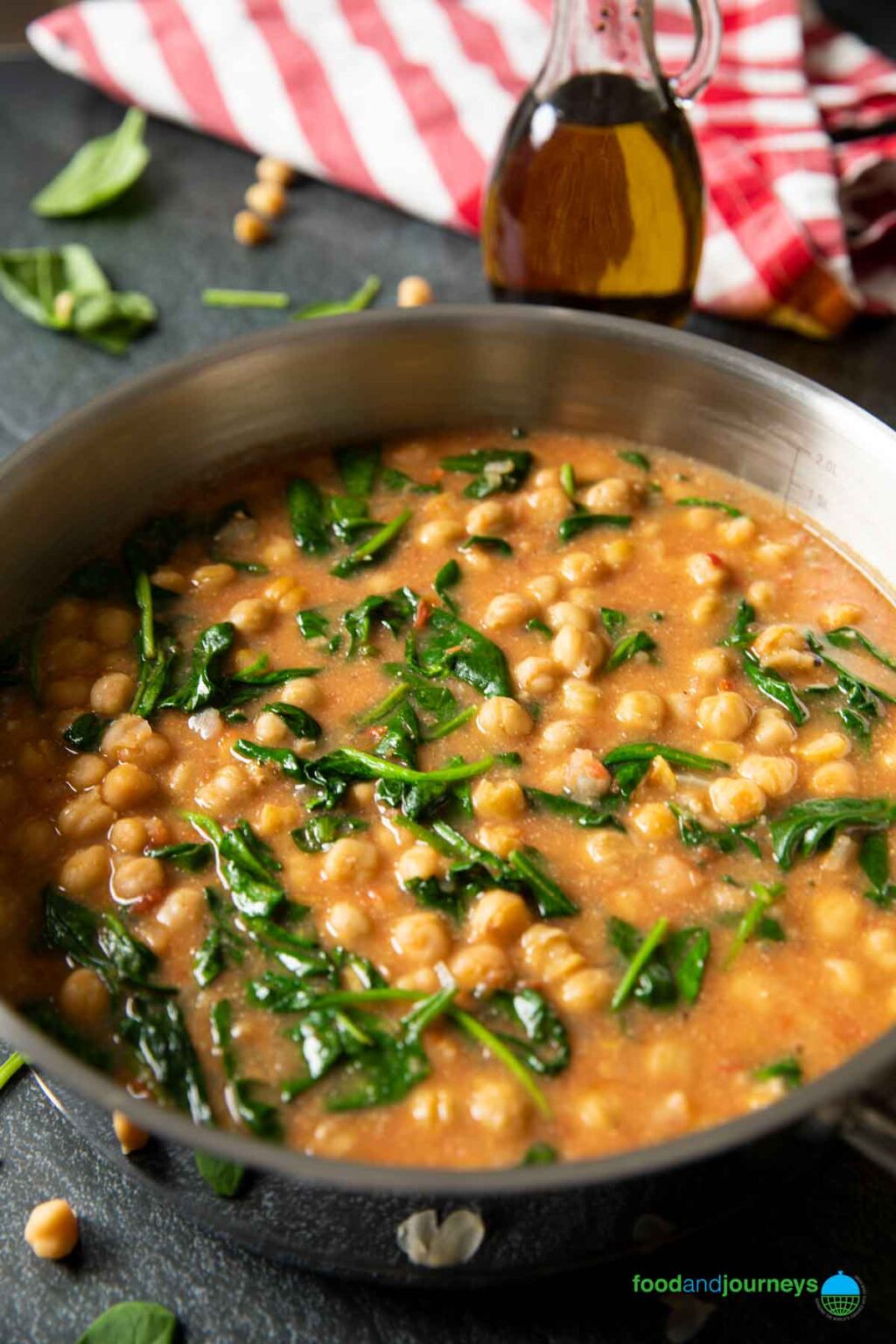 Spanish Spinach and Chickpeas (Espinacas con Garbanzos) Food and