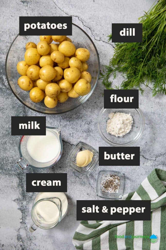 Swedish Dill Potatoes (+ Dill Cream Sauce!) Food and Journeys®