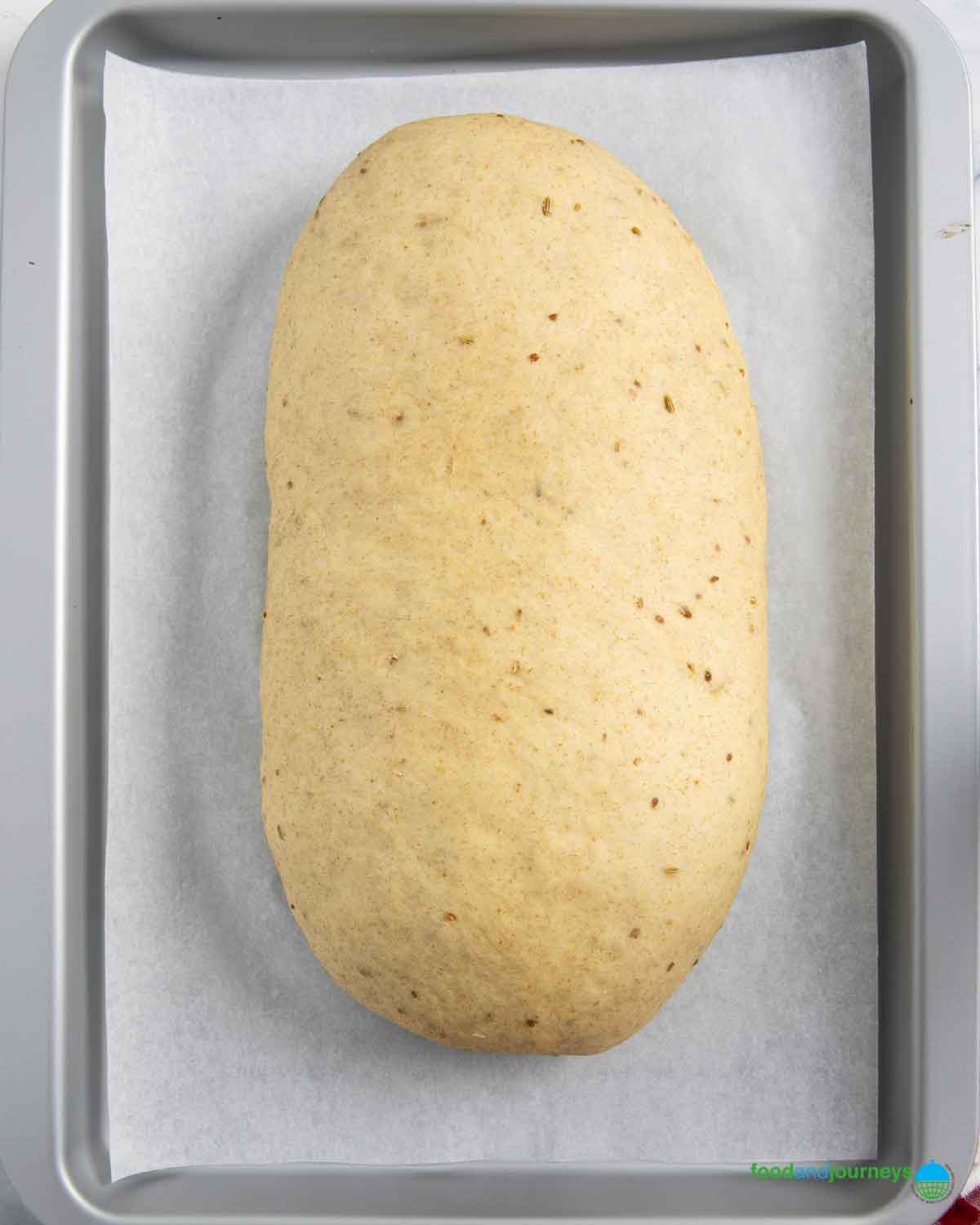 Limpa Swedish bread before glazing and baking.