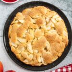 Freshly baked apple cake from Sweden, a traditional recipe that's been handed down to generations.